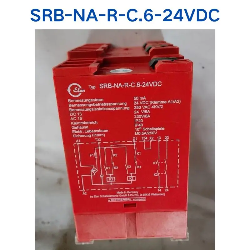 

Б/у тестовое реле OK SCHMERSAL SRB-NA-R-C.6-24 В постоянного тока, 3 шт.
