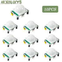1-10pcs HC-SR501 Adjust IR Pyroelectric Infrared PIR Motion Sensor Detector Module Motion Sensor Detector Module HC SR501