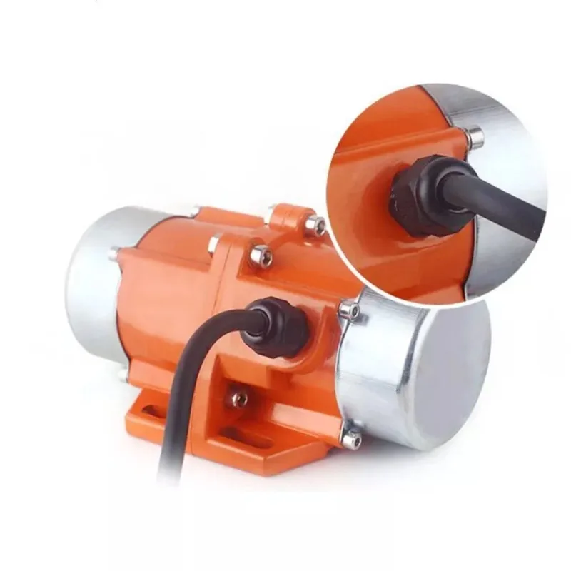 AC Vibration Small Motor 220V 15/30/40/50/60/70/80/90/120W Vibrator Asynchronous Single Phase Feeding Shotcrete Washing Machine