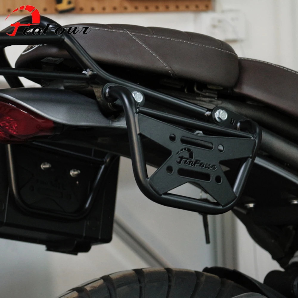 Side Trunk Bag Holder For Scrambler 400X 400XC Speed 400 Speed T4 Thruxton 400 Tracker 400 Side Saddle Bag Bracket