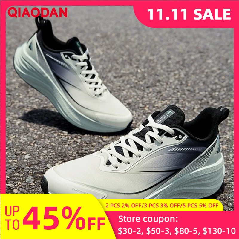 

QIAODAN Running Shoes Men 2025 Autumn New Water-Repellent Casual Shoes Shock-Absorbing Soft-Soled Sneakers QXB023254216