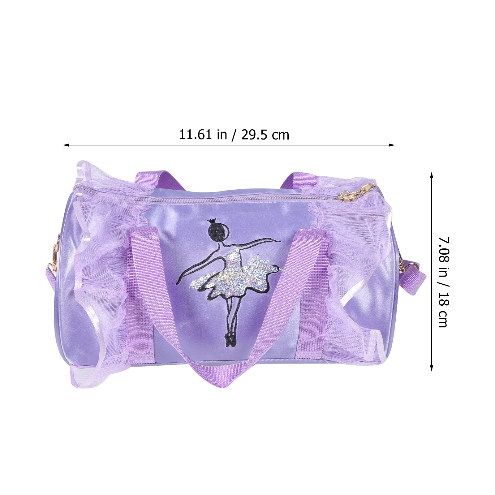 Ballet Bag for Girls Children's Dance Shoulder Latin Overnight Travel Polyester Cotton Handbag Gym