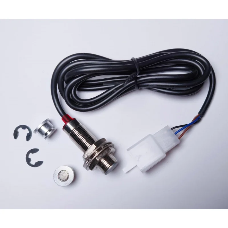 Hall Sensor Cable Inductive Wire + Sensor Magnet for LCD Digital Odometer Speedometer Tachometer Motorcycle Scooter