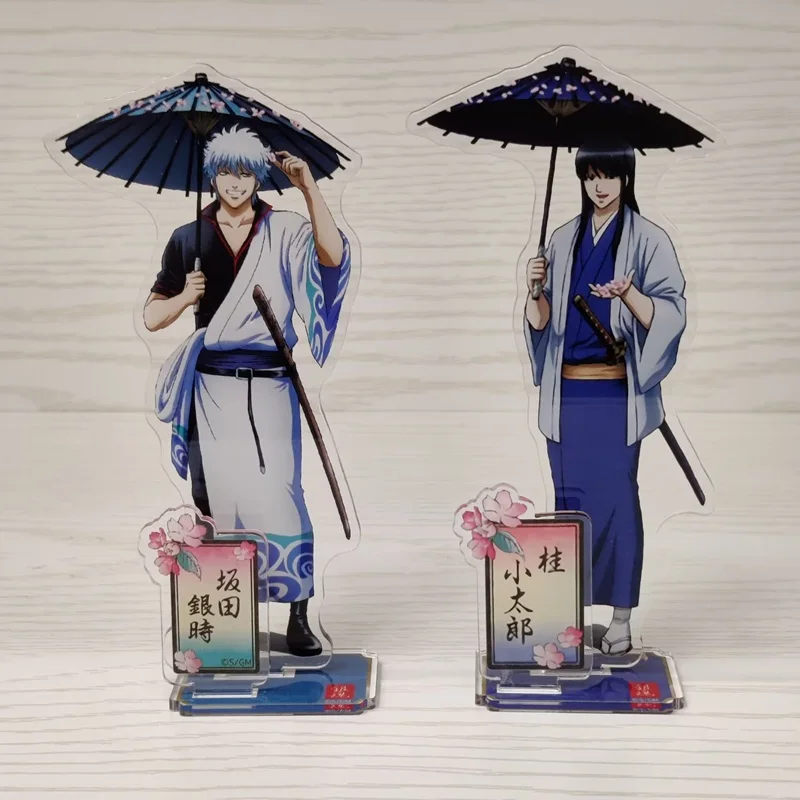 

Anime Gintama Figures Sakata Gintoki Hijikata Toshirou Kimono Acrylic Stands Takasugi Shinsuke Model Decor Prop Christmas Gift