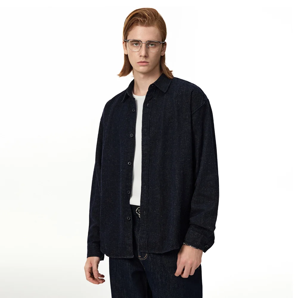 

Cotton Linen Long Sleeve Shirt Men's Streetwear Fashion Vintage Loose Casual Cargo Shirts Cardigan Coat Cityboy Oversize Blouses