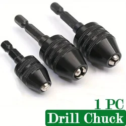Keyless Drill Collet Chuck Conversion Tools, Keyless Conversion Chuck Adapter, 1/4-Inch Hex Shank Drill Drill Bit Set