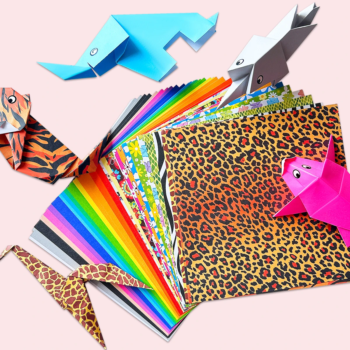 Kids DIY Origami Zoo Craft Kit - огляд і ціна Art Craft Zoo