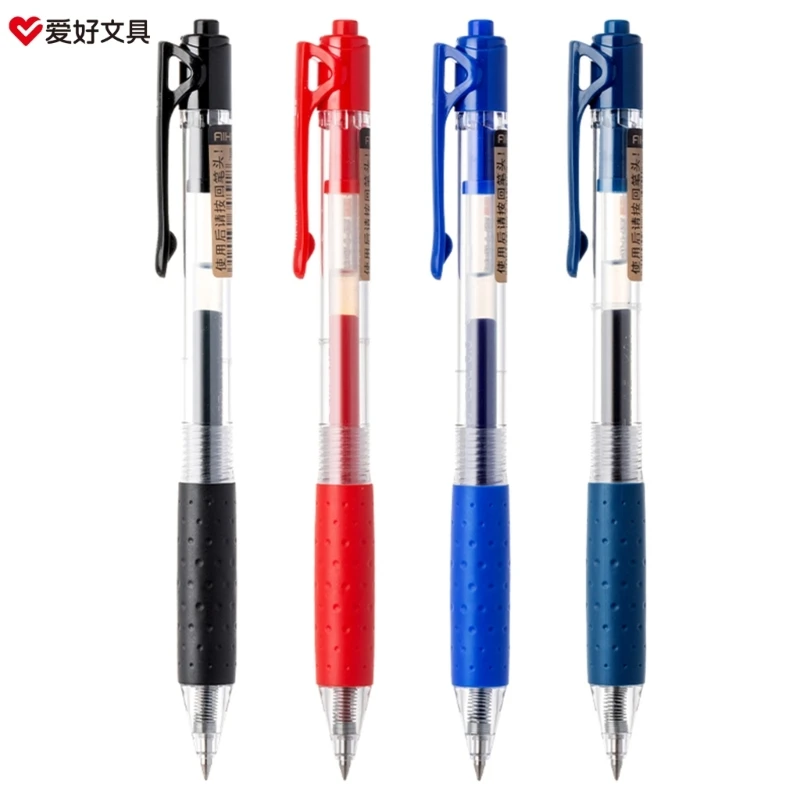 Rolling Ball Pens Quick Dry 0.5mm Extra-Fine Point Gel Pens Liquid Pen