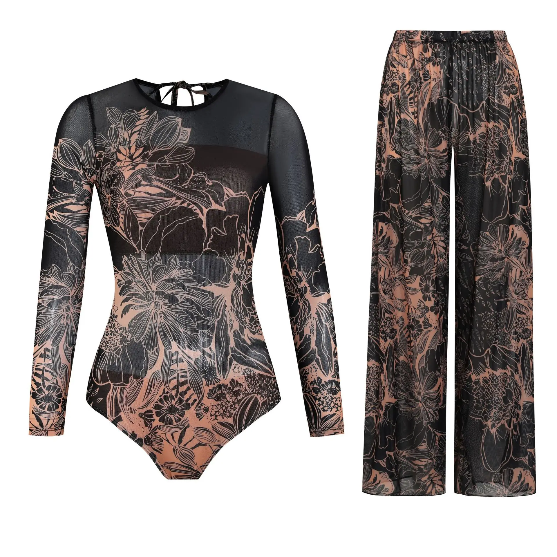 Sleeved Cable Kit - Maillot de bain une pièce à