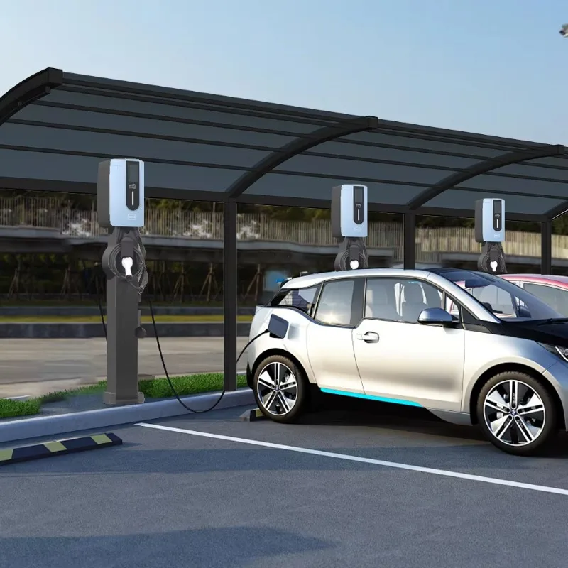 Solar PV Wind Turbine Battery Storage Hybrid System AC EV Charger Charging Pile ODM Solution for Fleet Custom