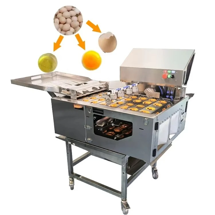Automatic Small Batch Egg Separator Machine New Custom Breaking Equipment For Liquid Egg Yolk White Separation