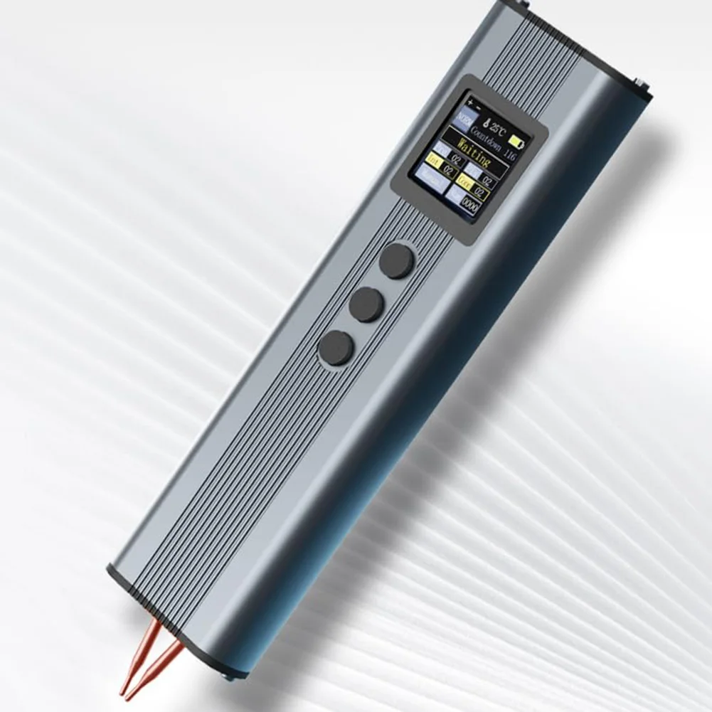 Handheld Device Spot Welder For Phone Battery Repair Gray Voltage And Temperature Protection 11-level Adjustment