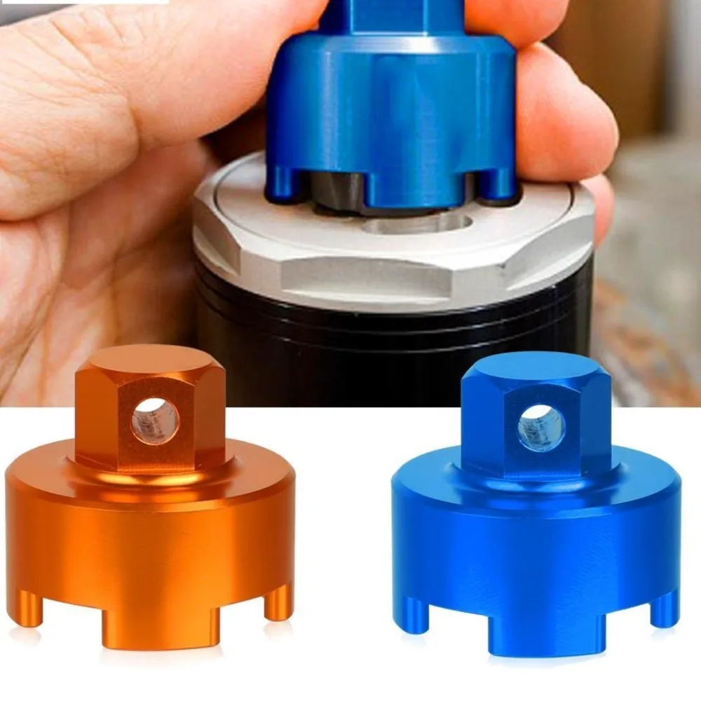 Front Fork Compression Valve Removal Tool For 125-250SX 125 144 150 200 250 SX 2007 2008 2009 2010-2018 Fork Cap Puller Tool