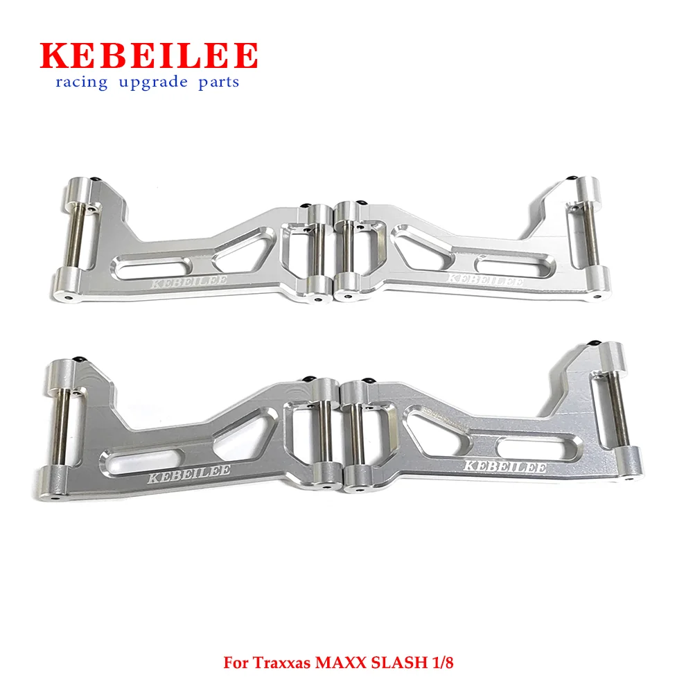 KEBEILEE CNC Alu7075 Front & Rear Upper Arms for TRAXXAS 1/8 MAXX SLASH 4pcs #8929