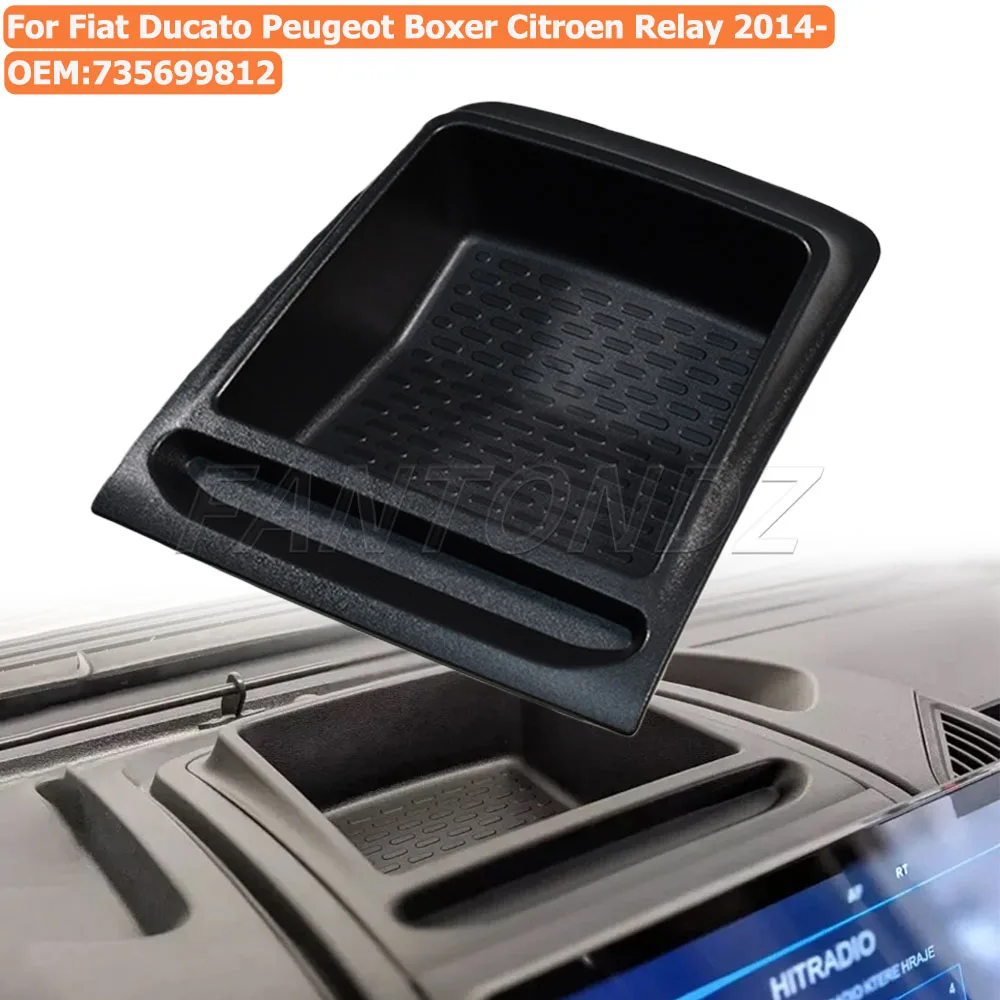 

Car Centre Dashboard Storage Box For Fiat Ducato Peugeot Boxer Citroen Relay 2014-On 735699812 Car Interior Accessories Storage