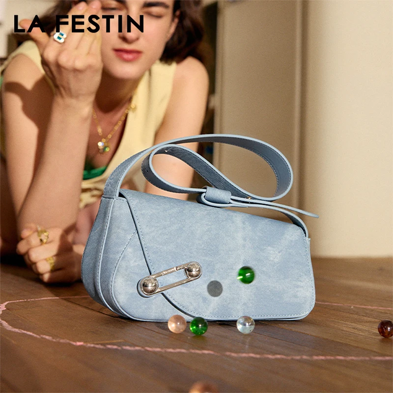 

LA FESTIN 2023 New Shoulder Bags y2k bags Women's bag Crossbody Bag Original Design Versatile Advanced Underarm Bag Party Bags