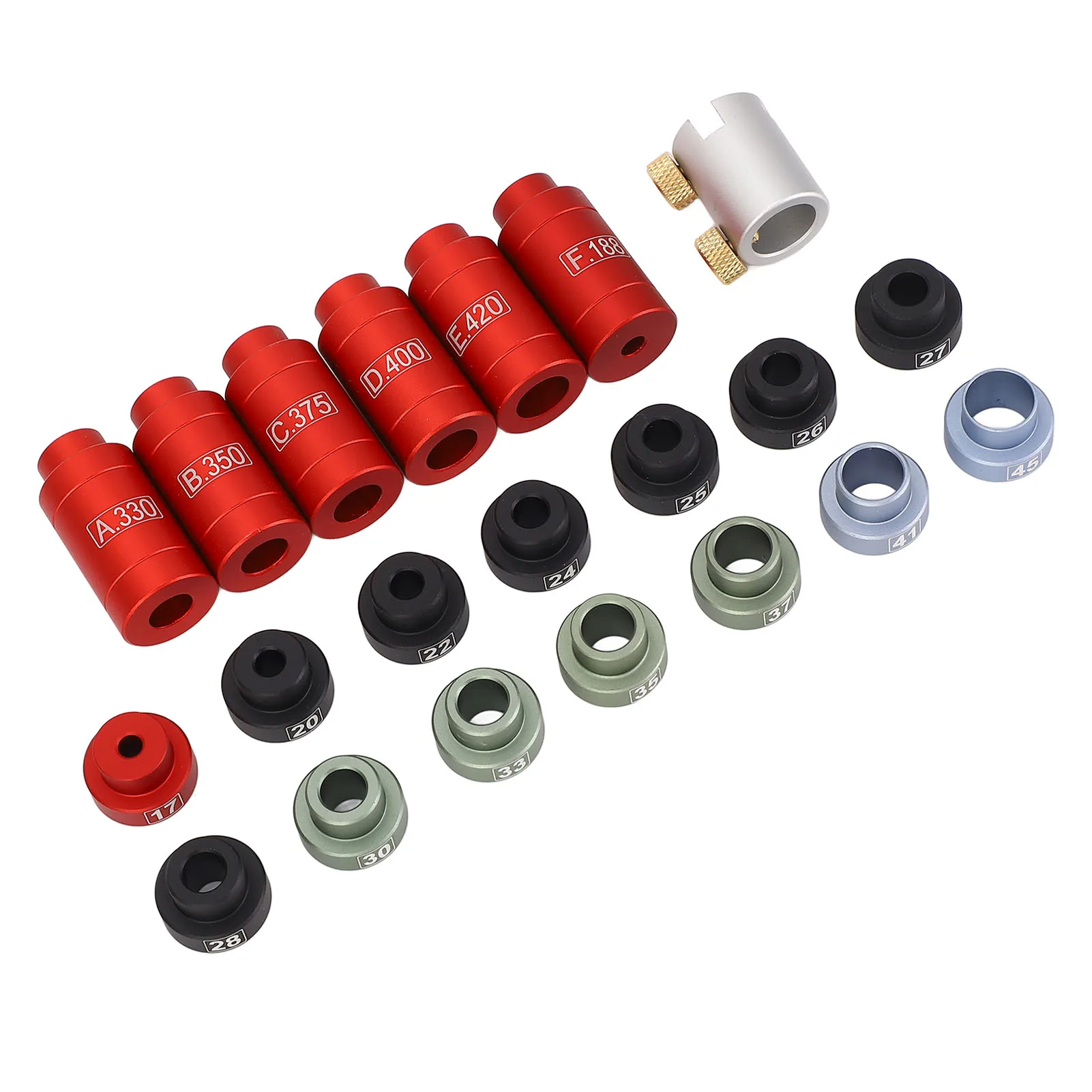 

Gauge Body with Bushing Set High Precision Gauge Comparator Kit with Storage Box for .17 To .45 Calibers for Industry