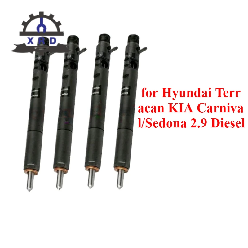 

4PCS EJBR02801D New High Quality Diesel Fuel Injector for Hyundai Terracan KIA Carnival/Sedona 2.9 Diesel 33800-4X500 338014X500