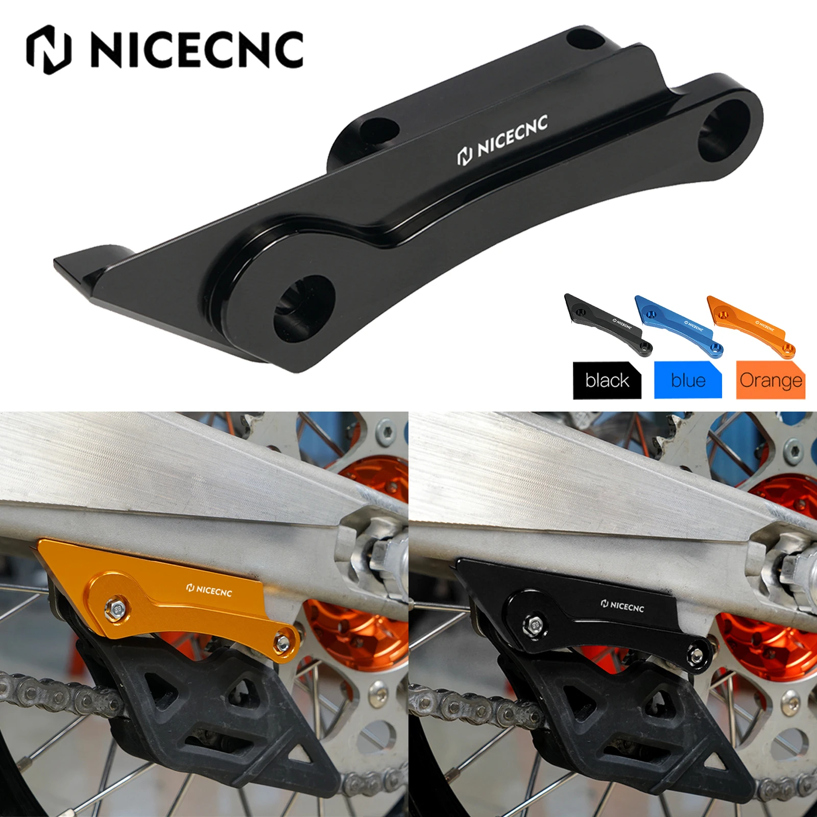 

Aluminum Chain Guide Tab Guard Protector for KTM 690 Enduro R SMC R 2010-2022 Husqvarna 701 Enduro Supermoto 2017-2024 2023 2022