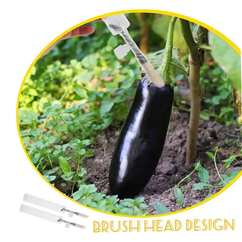 Pollinating Pen Artificial Pollination Brush Gardening Outdoor Fruit Planting Substitutable Writing Brush Fruit Duster Device