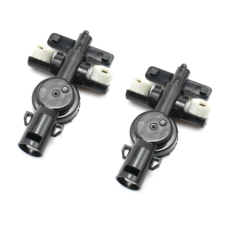 2X Headlight Water Spray Nozzle Washer Jet Connector Adapter Holder For Honda Lexus Suzuki Mazda Nissan Subaru