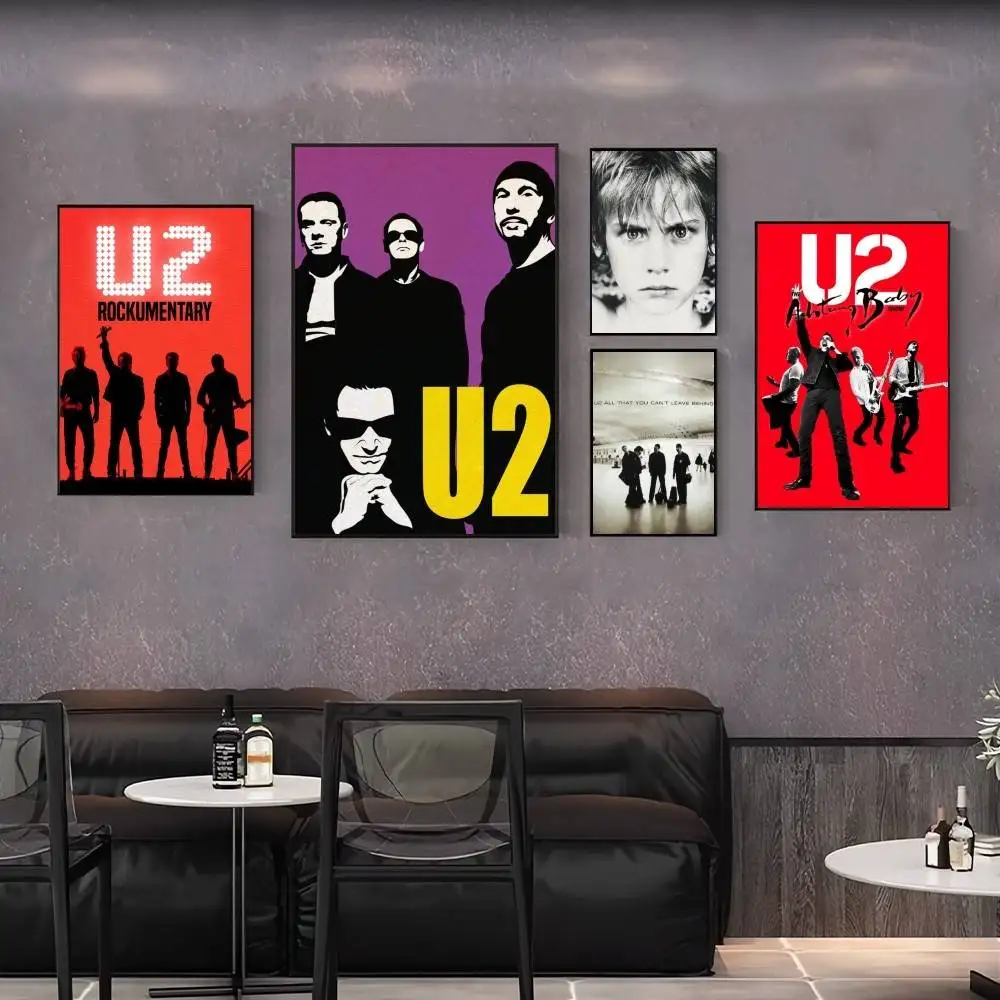 

Настенные принты группы U2 для гостиной, спальни, офиса, украшения дома, подарок