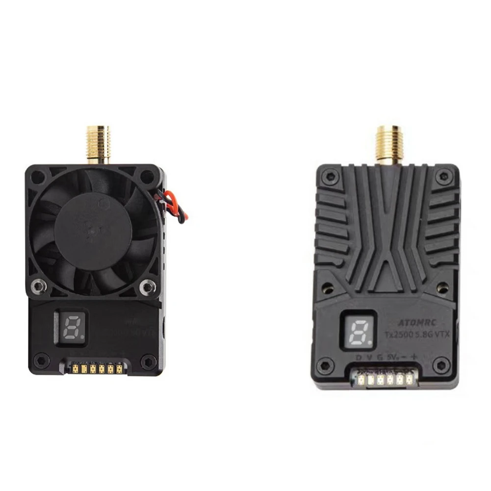 

ATOMRC TX2500 4.9G-5.8G 2.5W VTX FPV Videotransmitter 800/1600/2500Mw Supports X/Low Band For RC FPV Drone-A77Z