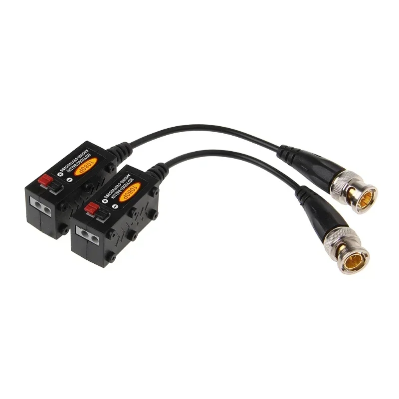 1 زوج 1CH السلبي UTP CCTV فيديو Balun جهاز الإرسال والاستقبال لكاميرا HDCVI HDTVI AHD CVBS