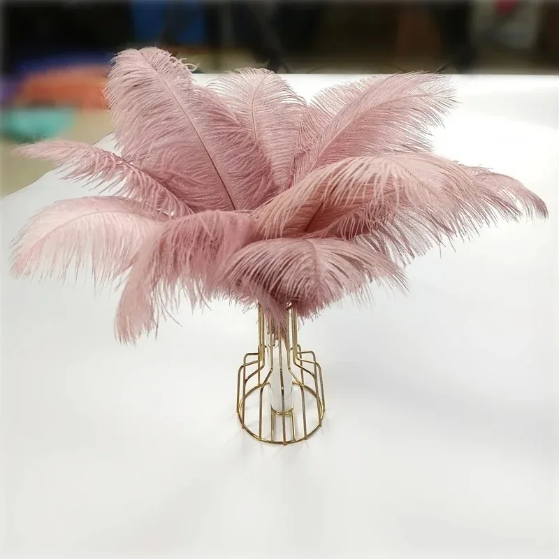 10Pcs/Lot Colored Ostrich Feathers for Crafts Wedding Decoration Handicraft Accessories Table Centerpieces Carnival Plumas Decor