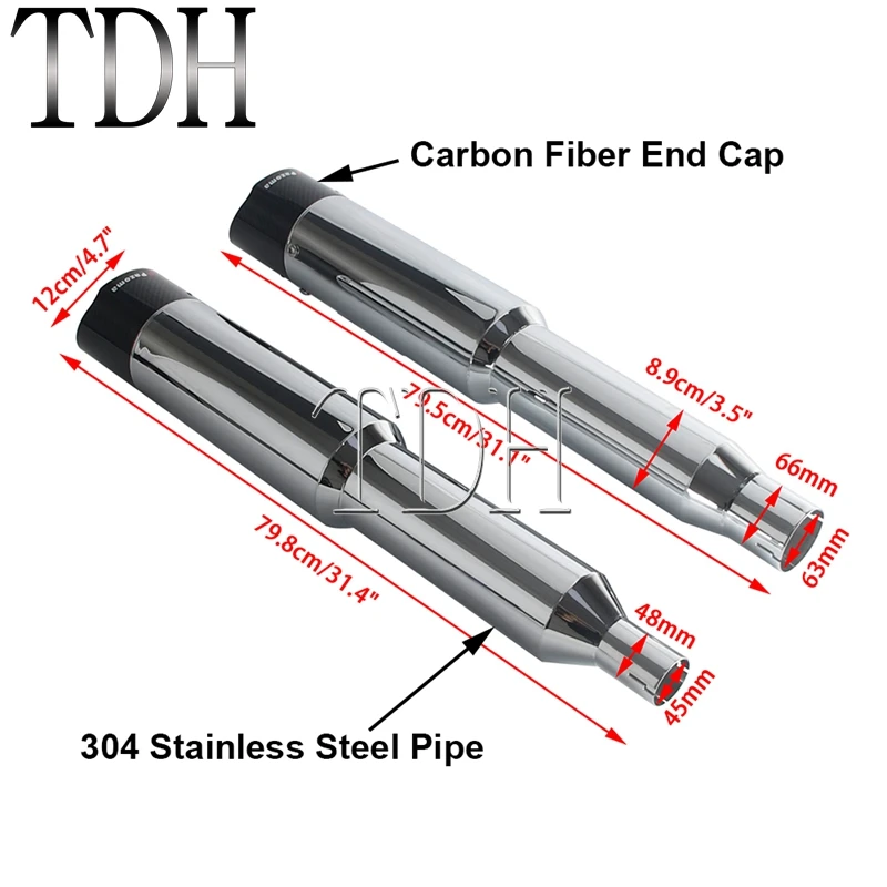 Exhaust Muffler Pipe Systems For Harley Touring Electra Road Glide FLTRU FLTRXS FLTRXSE FLTRK FLTRXST FLTRXSTSE FLTRXP FLTRK