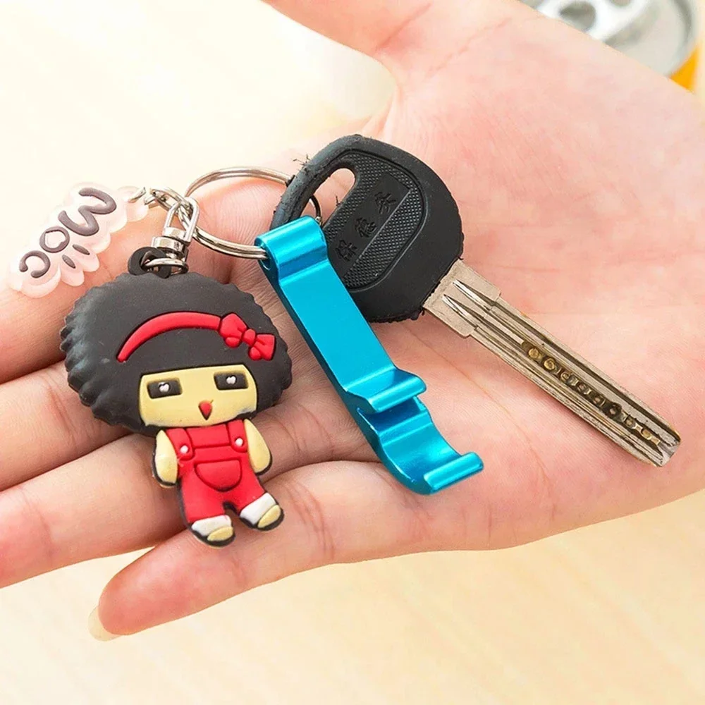 1/8/20/50pcs Alloy Beer Bottle Opener Keychain Portable Mini Bottle Opener Wedding Party Gifts Outdoor Camping Picnic Tools