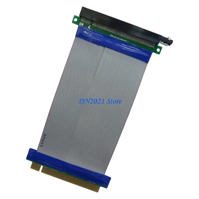 F3KE PCI for Express 16X Adapter Flexible Cable PCIe 16X To PCI-E 16X Riser Extender