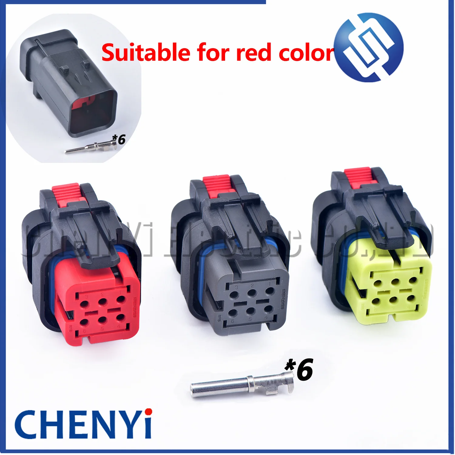 6 Pin Excavator Camshaft sensor plug Oil pressure atmospheric pressure sensor connector 776433-3 776433-2 776433-1 For Carter