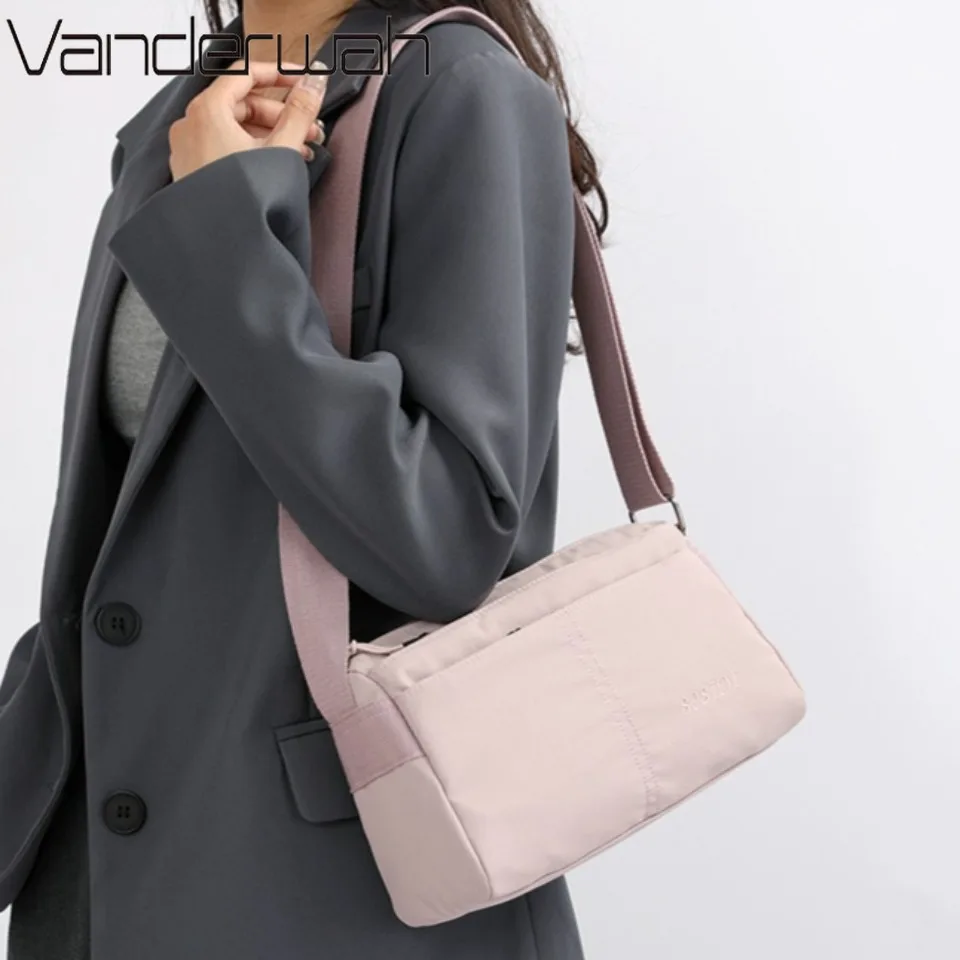 

Four Layers Pockets Nylon Purses and Handbags Women Shoulder Bag Luxury Handbags Women Bags Designer Crossbody Bags for Women