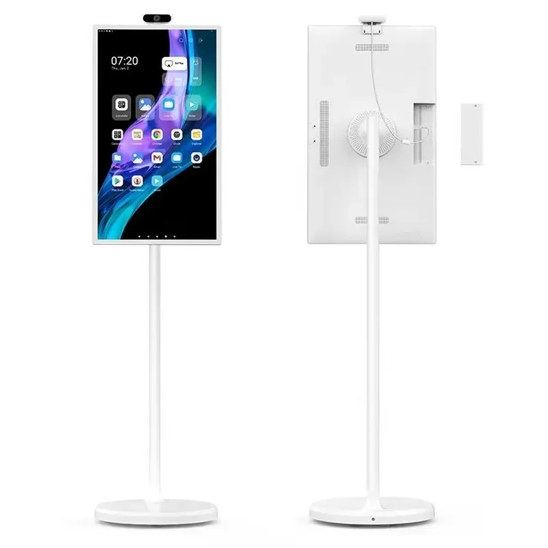 BOLRZO 32-Inch wireless portable smart TV with scroll stand, Incell touch screen Android flat screen TV, suitable for family