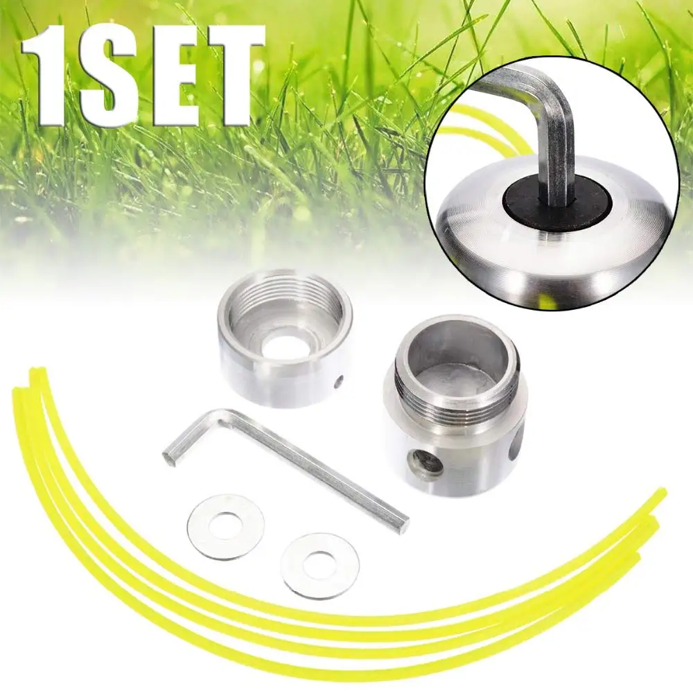 

Aluminum Grass Bushcutter Head With 4 Lines Brush For Brush Cutter Grass Trimmer Replacement Tools Lawn Mower Accessories