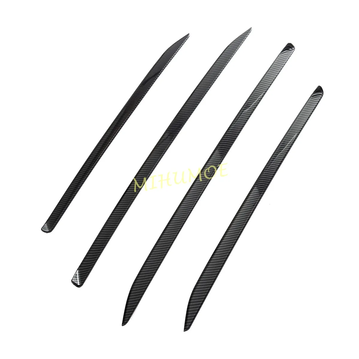 Carbon Fiber Car Interior Door Panel Strip Cover Trims For 2024 2025 2026 BYD Seal U Sealion 6 Song Plus