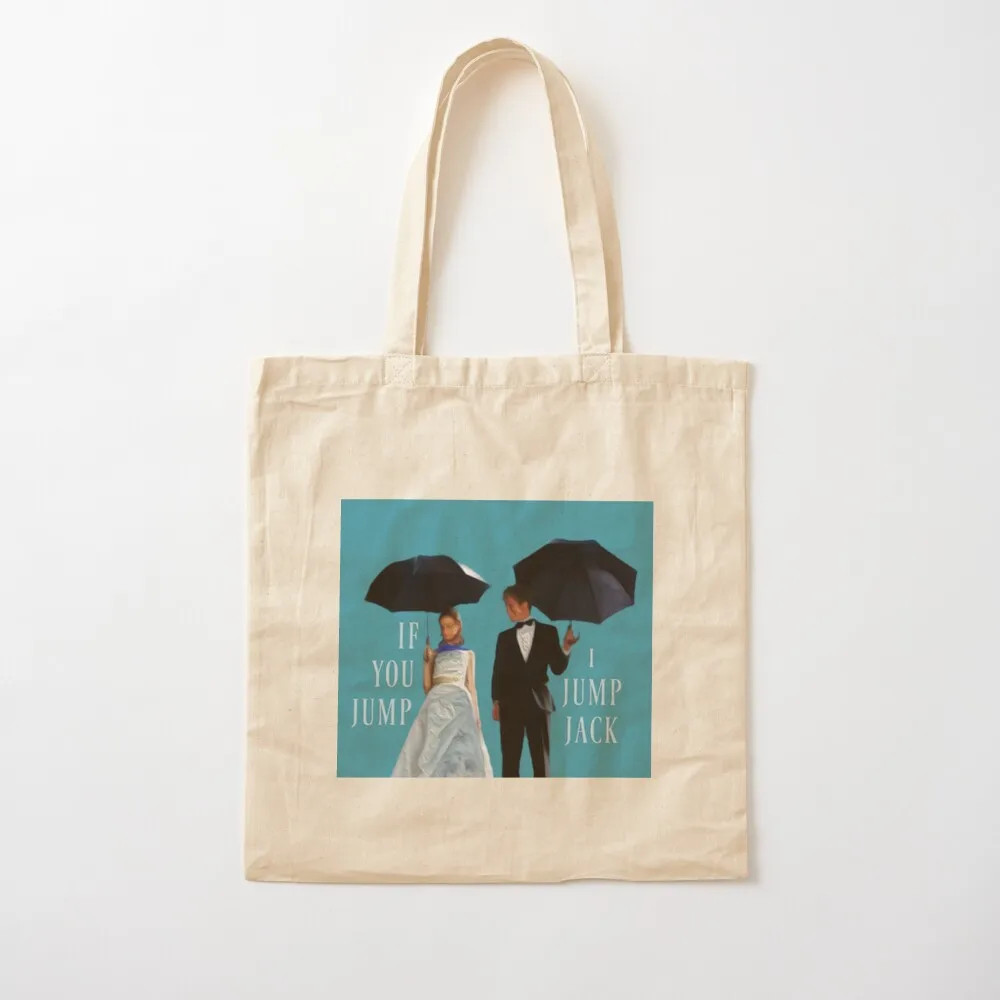 

You Jump I Jump Jack Art Tote Bag sacs de shopping бесплатная доставка сумки эко сумка складная женская сумка для покупок Холщовая сумка