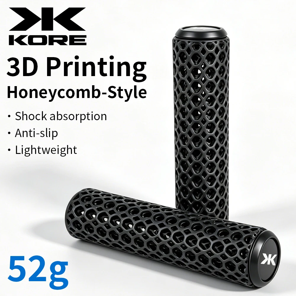 

Велосипедные грипсы KORE 3D-печатные, ультралегкие (52 г), для MTB, дышащие, с амортизацией, для горного велосипеда
