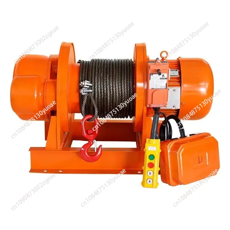 Heavy duty hoist 1/2/3 tons 380v cable traction electric hoist construction marine hoisting crane