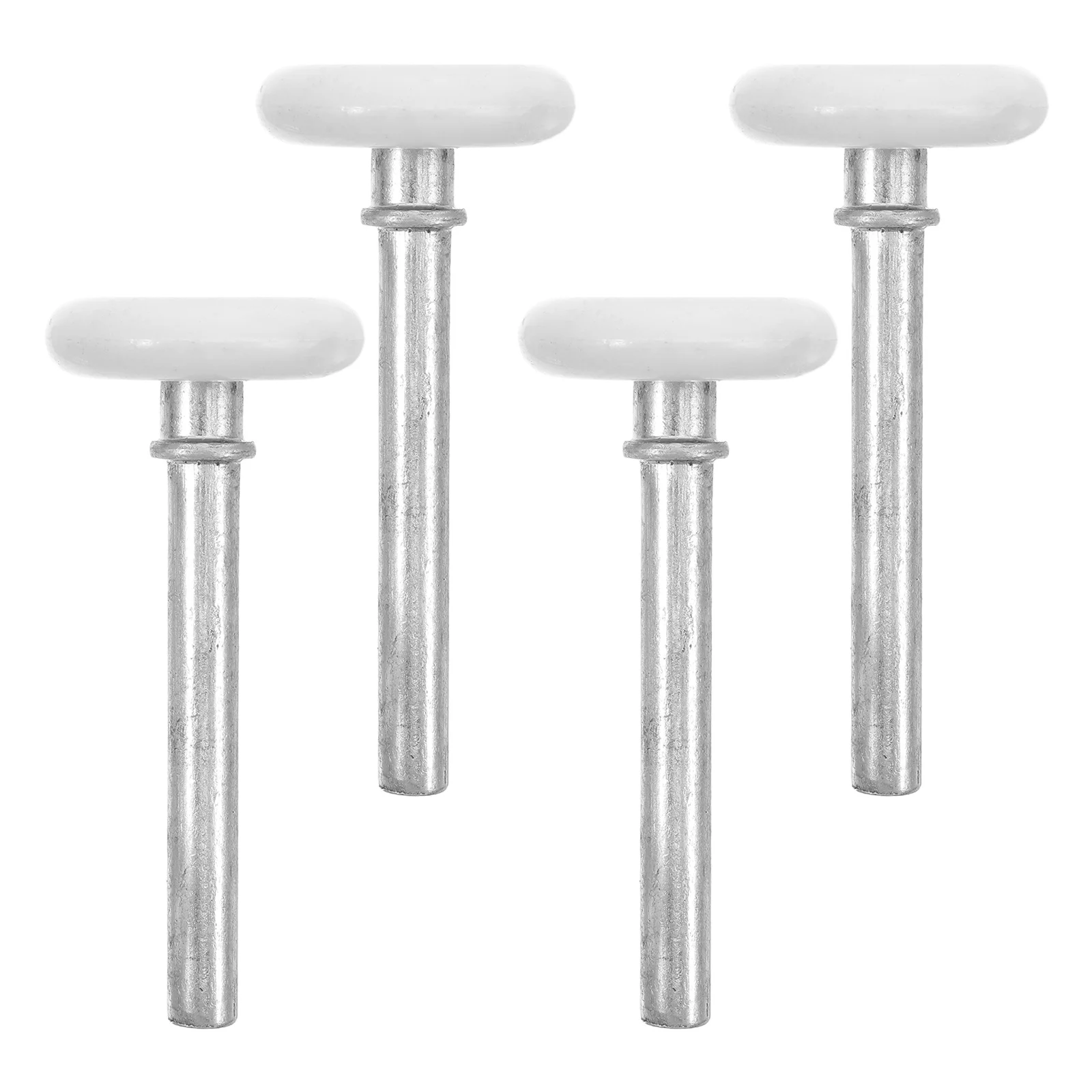 

4Pcs Nylon Garage Door Rollers Quiet Smooth Operation Durable Wear-Resistant Replacement Parts Garage Door Hinges and Rollers