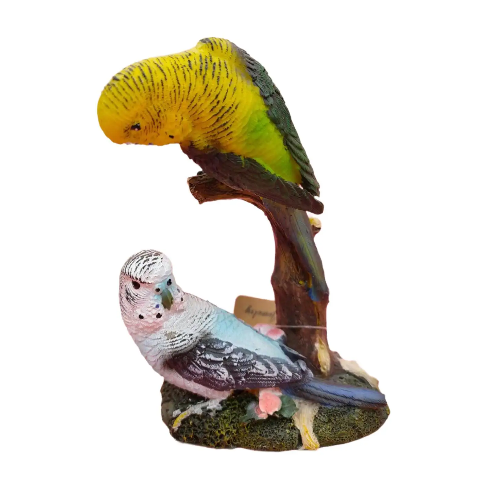 Macaws Sculpture Bird Animal Figurine Collection Ornament, Parrots Statue, for Corner Racks Garden Wall Racks Bookshelf Patio