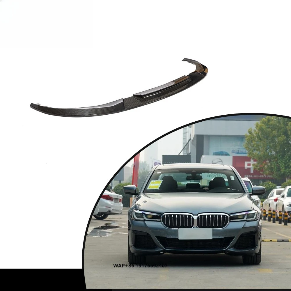 

Real Carbon Fiber Front Bumper Lip forBMW 5 Series G30 M-TECH M550i Sedan 4-Door 2021-2022