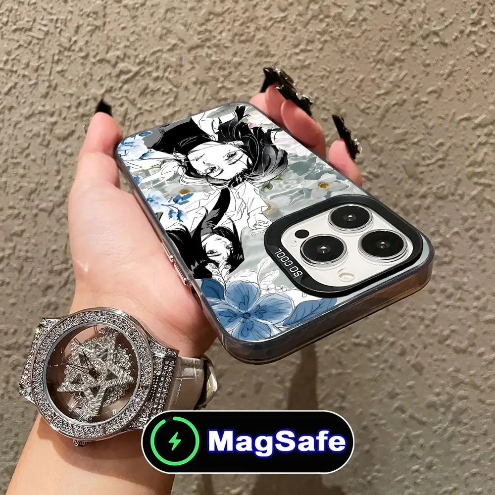 

Чехол для телефона Jujutsu Kaisen Shoko Leiri для iPhone 17, 16, 15, 14, 13, 12, 11 Air Pro Max Plus MagSafe, полупрозрачный красочный чехол, роскошный