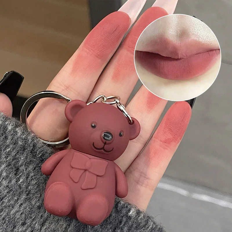 ART VALUE Bearland Velvet Lip Clay — 6-kolorowa glinka do ust Bear, naturalne matowe wykończenie, rozjaśniająca skóra błyszczyk do ust