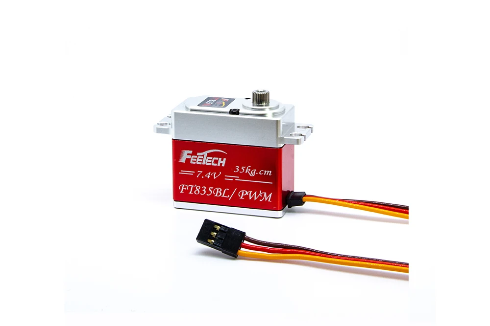 Rohs Standard FT835BL 35KG 180 Degree High Precision Digital Brushless RC Servo High Voltage Metal Gear for Robot Car Toy
