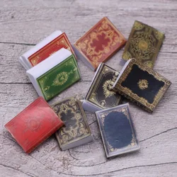 9Pcs Dollhouse Classic Books Mini Pocket Diary Magic Book OB11 Miniature Magic Themed Scene Decor Mini Flip Book Prop Model