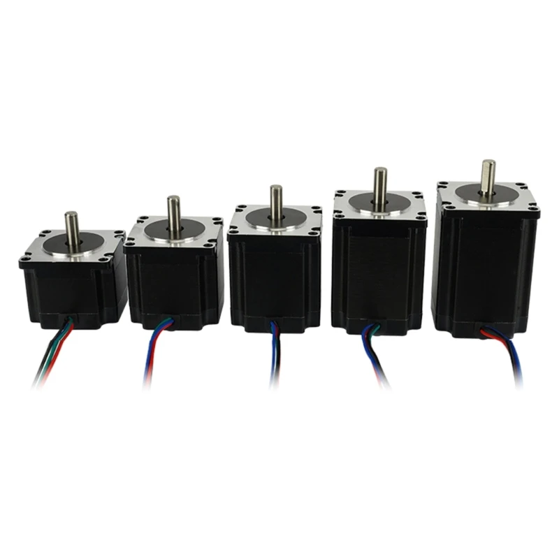 57 Stepping Motor with 1.2N Torque Smooth Operates Metal Stepper Motor 1.2N for