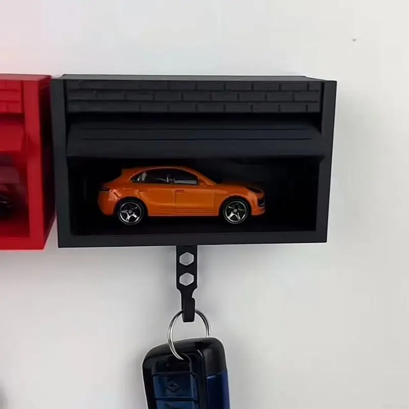 

3D Printed Garage Door Opener Key Holder, Car Key Hook Hanger for Wall, Keychain Organizer for Home & Car Accessories