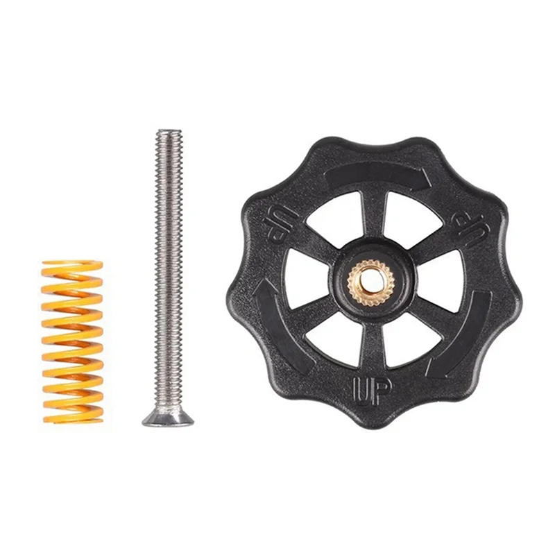 

Оптимальный 3D-принтер, аксессуары для выравнивающих колес с горячей кроватью для CR-10, для гаек Ender 3, винтов, комплект платформы для калибровки пружин